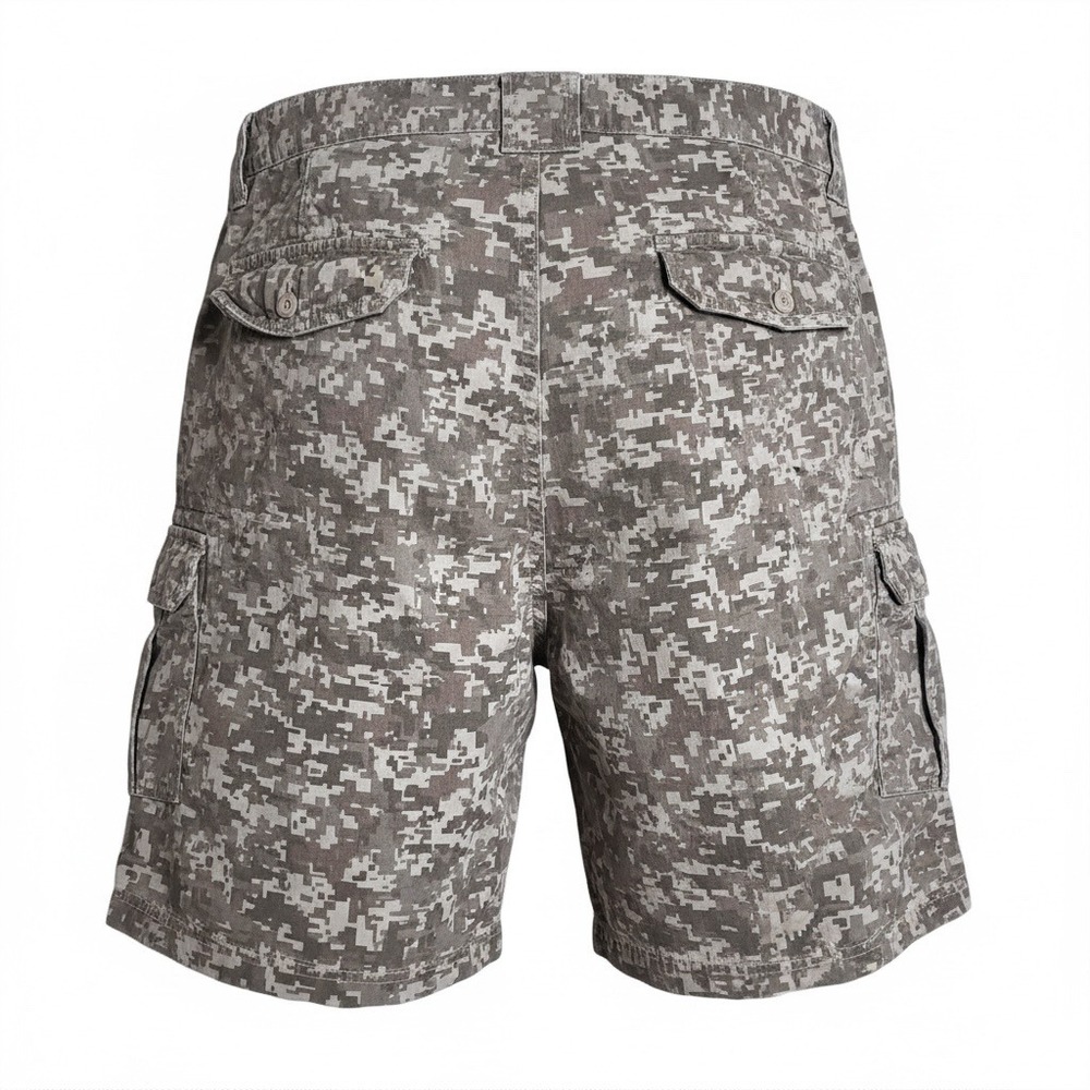 Cabelas Shorts Mens‎ 44 Brown Digital Camo 7 Pocket Hiker Cargo Utility Tactical